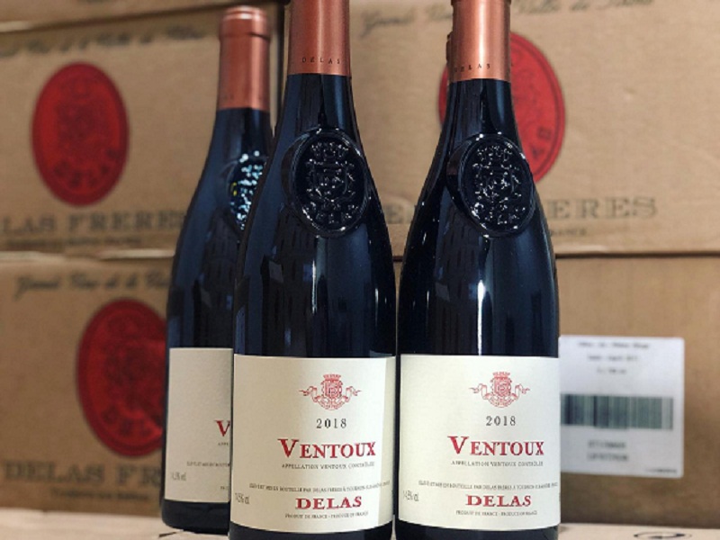 Rượu vang Pháp Delas Ventoux nhập khẩu Rượu vang Pháp Delas Ventoux nhập khẩu