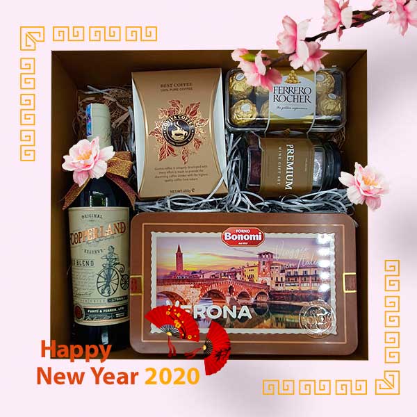 Hộp quà Tết rượu vang Copperland Reserva Red Blend