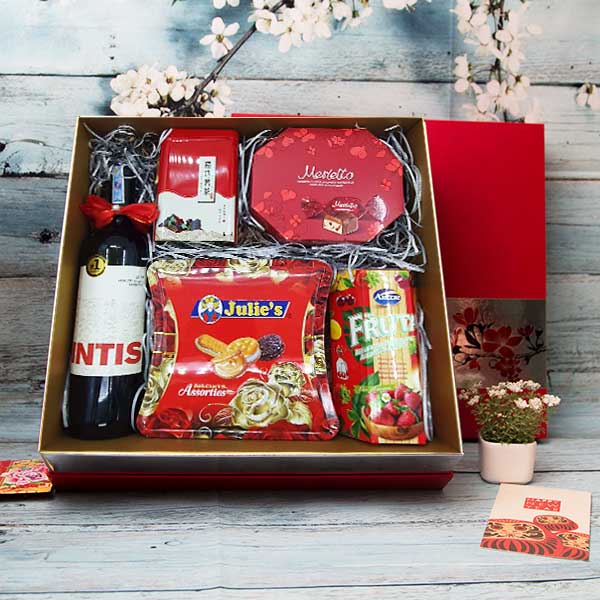 Hộp quà Tết rượu vang INTIS San Juan Red