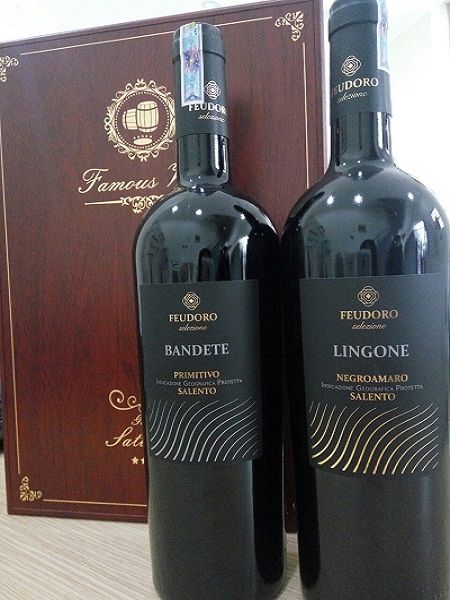 Rượu Ý Bandete Feudoro Primitivo Salento 15 độ Rượu Ý Bandete Feudoro Primitivo Salento 15 độ