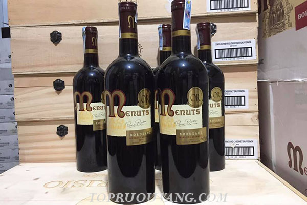 Rượu vang Menuts Bordeaux
