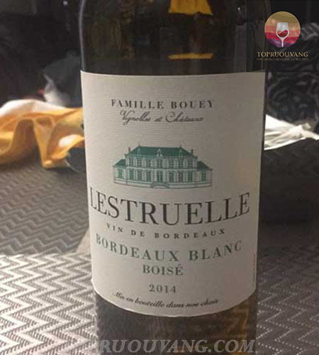 Rượu vang Pháp LESTRUELLE Bordeaux Blanc Rượu vang Pháp LESTRUELLE Bordeaux Blanc