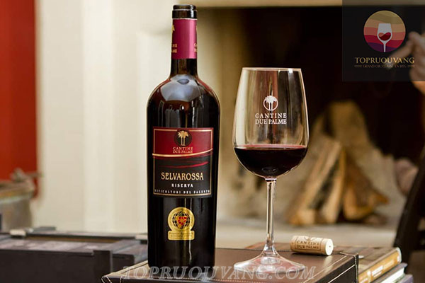 Rượu vang selvarossa riserva cantine due palme Rượu vang selvarossa riserva cantine due palme