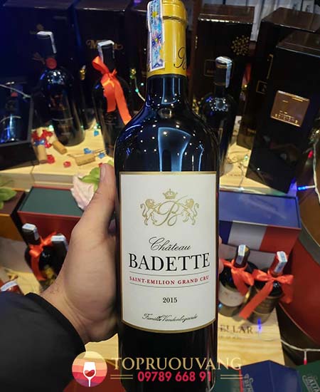 Rượu vang Chateau Badette Saint-Émilion Grand Cru Rượu vang Chateau Badette Saint-Émilion Grand Cru