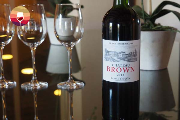 Rượu vang Pháp Chateau Brown Rouge Pessac Leognan