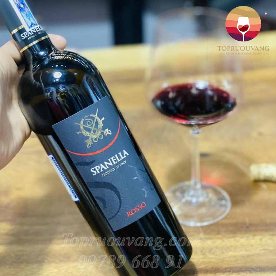 Rượu vang Ý Spanella Vino Rosso Rượu vang Ý Spanella Vino Rosso