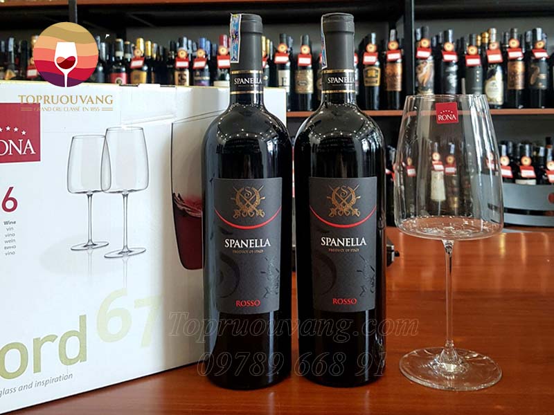 Rượu vang Ý Spanella Vino Rosso Rượu vang Ý Spanella Vino Rosso