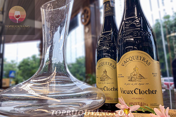 Rượu vang Vieux Clocher Vacqueyras Rượu vang Vieux Clocher Vacqueyras