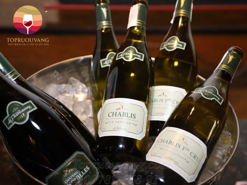 Rượu vang Pháp Chablis La Sereine 1 Rượu vang Pháp Chablis La Sereine