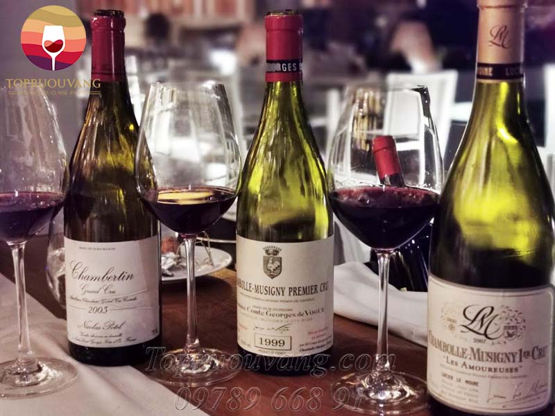 Rượu vang Pháp Chambolle-Musigny Premier Cru Rượu vang Pháp Chambolle-Musigny Premier Cru