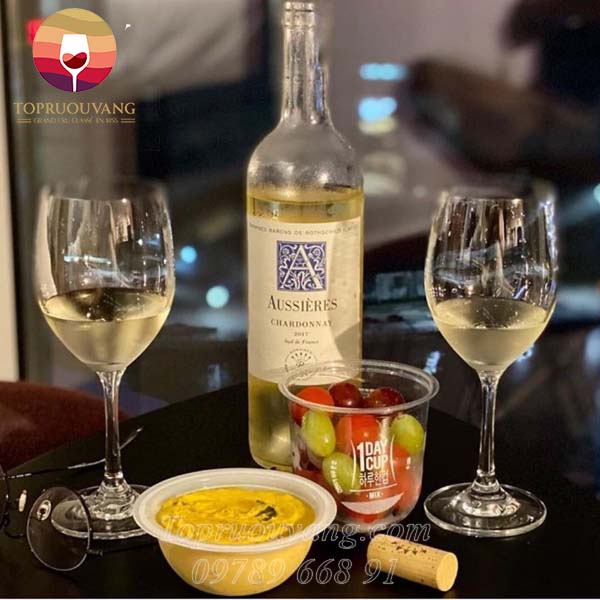 Rượu vang Pháp Aussieres Chardonnay 1 Rượu vang Pháp Aussieres Chardonnay