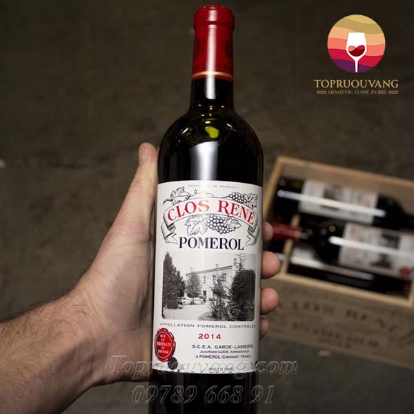 Rượu vang Pháp Clos Rene Pomerol Rượu vang Pháp Clos Rene Pomerol