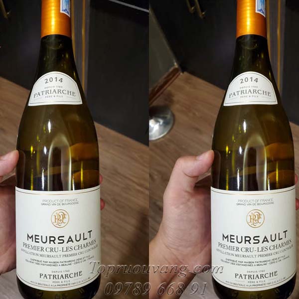 Rượu vang Patriarche Meursault Chames Premier Cru Rượu vang Patriarche Meursault Chames Premier Cru