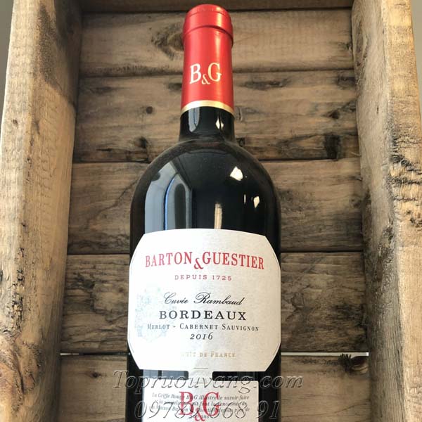 Rượu vang Pháp B&G Bordeaux Rouge- AOP Bordeaux Rượu vang Pháp B&G Bordeaux Rouge – AOP Bordeaux