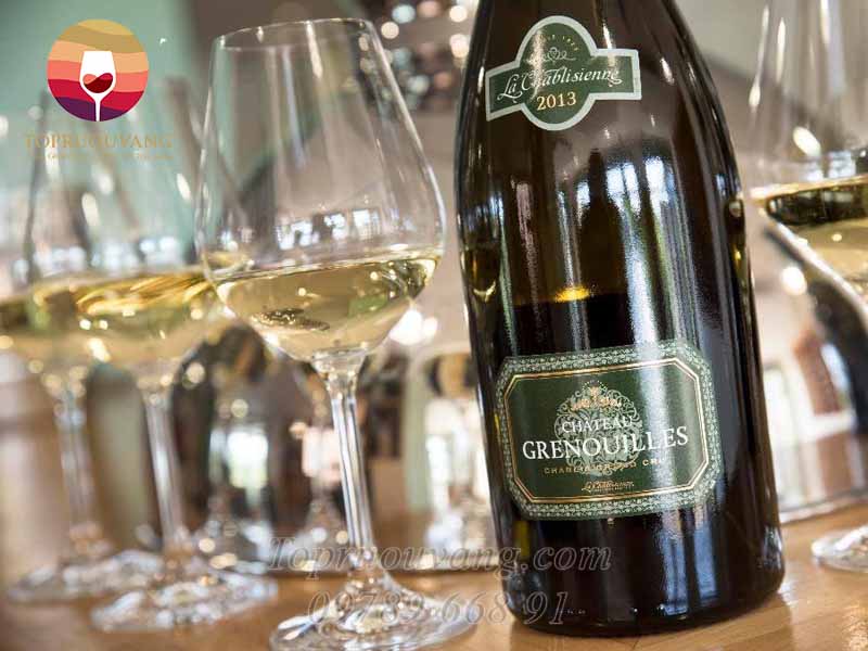 Rượu vang Pháp Chateau Grenouilles Chablis Grand Cru Rượu vang Pháp Chateau Grenouilles Chablis Grand Cru