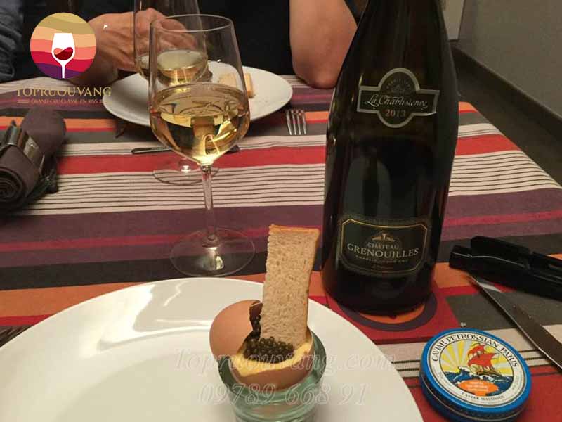 Rượu vang Pháp Chateau Grenouilles Chablis Grand Cru 1 Rượu vang Pháp Chateau Grenouilles Chablis Grand Cru