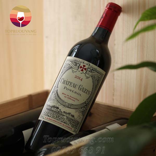 Rượu vang Chateau Gazin Pomerol 1 Rượu vang Pháp Chateau Gazin Pomerol