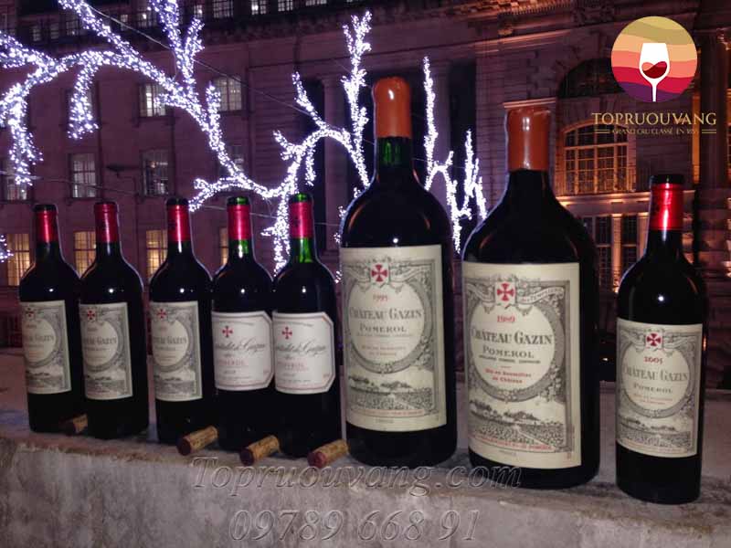 Rượu vang Chateau Gazin Pomerol 2 Rượu vang Pháp Chateau Gazin Pomerol
