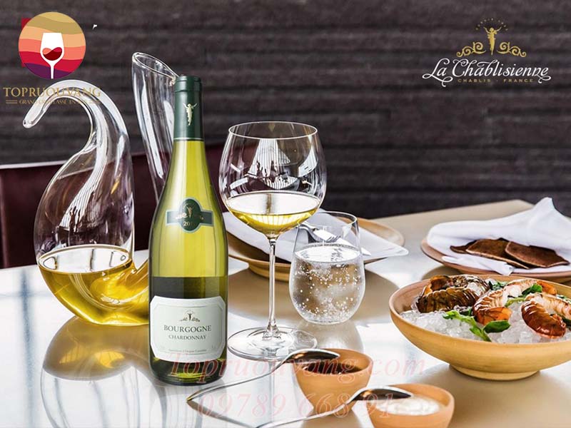Rượu vang Pháp La Chablisienne Bourgogne Chardonnay 1 Rượu vang Pháp La Chablisienne Bourgogne Chardonnay