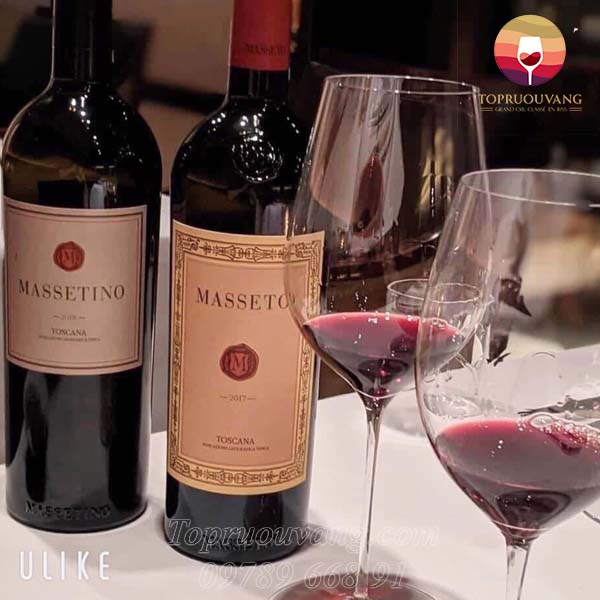 Rượu vang Ý Masseto Toscana IGT 1 Rượu vang Ý Masseto Toscana IGT