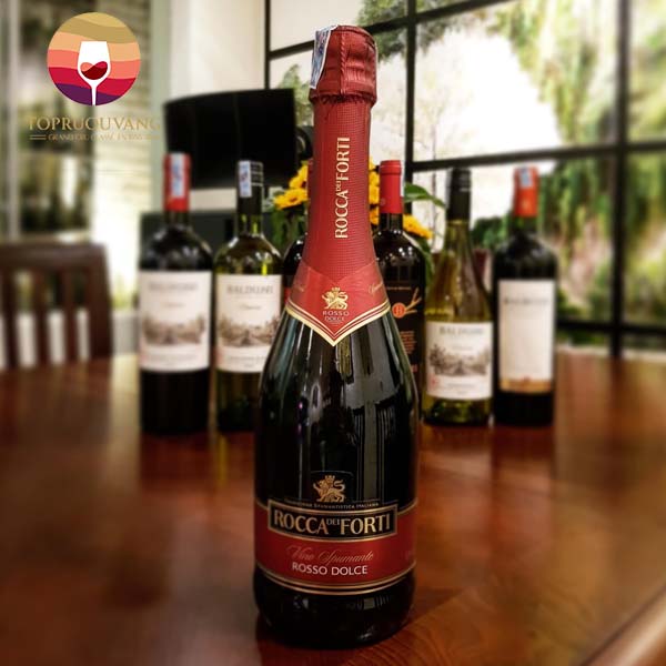 Rượu nổ Rocca Dei Forti Rosso Dolce Rượu vang Rocca Dei Forti Rosso Dolce