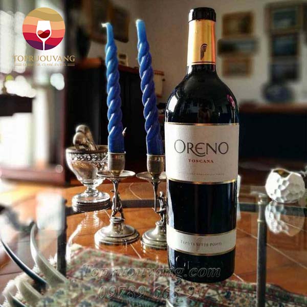 Rượu vang Ý Oreno Toscana 1 Rượu vang Ý Oreno Toscana
