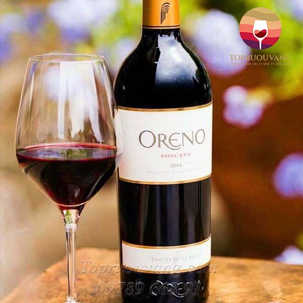 Rượu vang Ý Oreno Toscana 2 Rượu vang Ý Oreno Toscana