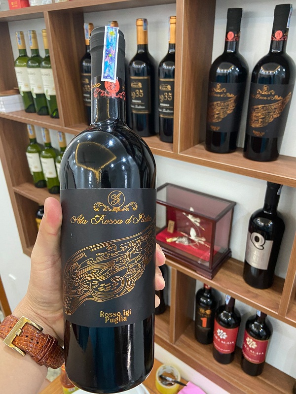 ruou-vang-ala-rosso-igt-puglia Rượu vang Ý Ala Rossa D’italia Rosso Puglia