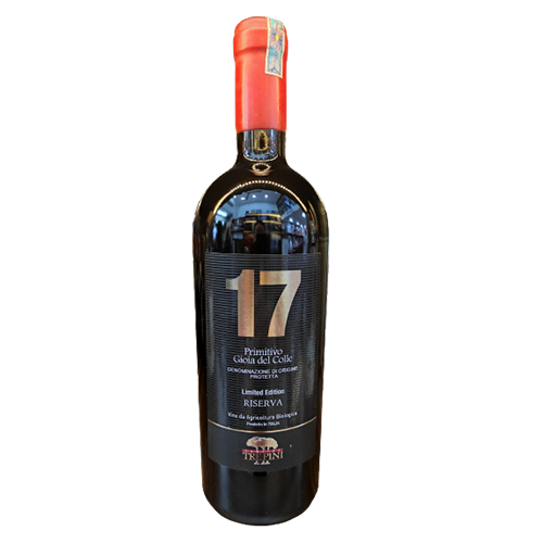 Rượu vang Ý Trepini 17 Primitivo Limited Edition
