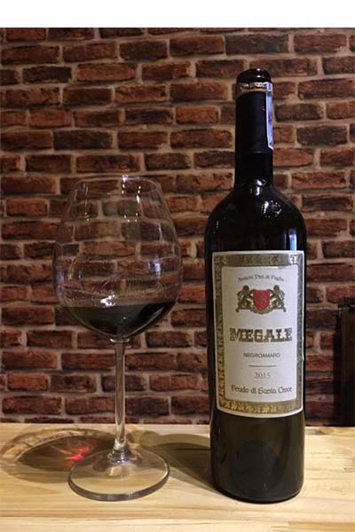 vang-megale-negroamaro-nha-trang-tinazzi-puglia Rượu vang Ý Megale Negroamaro nhãn trắng