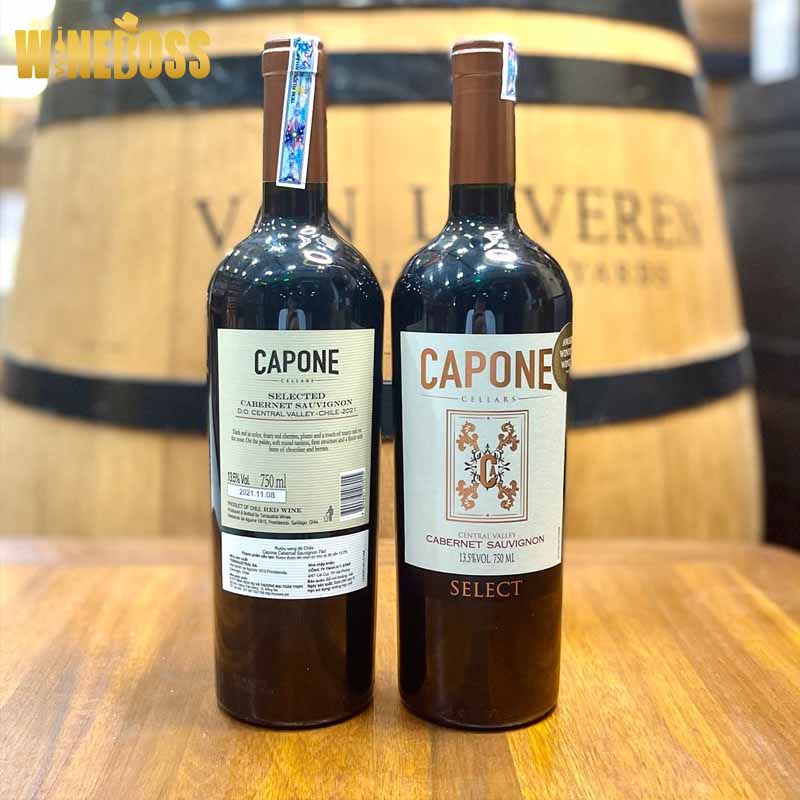 Rượu vang Capone Selected Cabernet Sauvignon