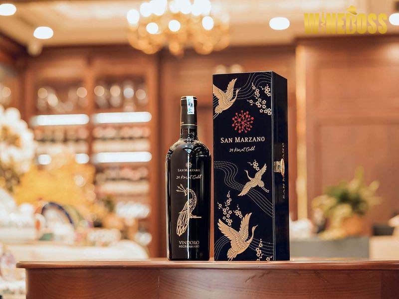 Rượu vang Vindoro Gold 24 Karat