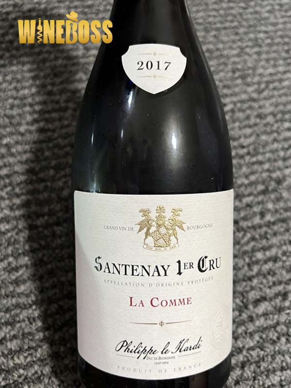 Rượu vang Chateau Philippe Le Hardi Santenay 1Er Cru La Comme Domaine Rượu vang Chateau Philippe Le Hardi Santenay 1Er Cru La Comme Domaine