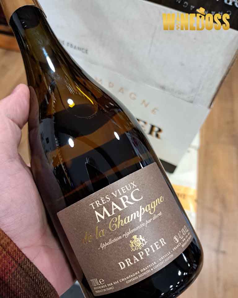 Rượu Champagne Drappier Très vieux Marc de Champagne