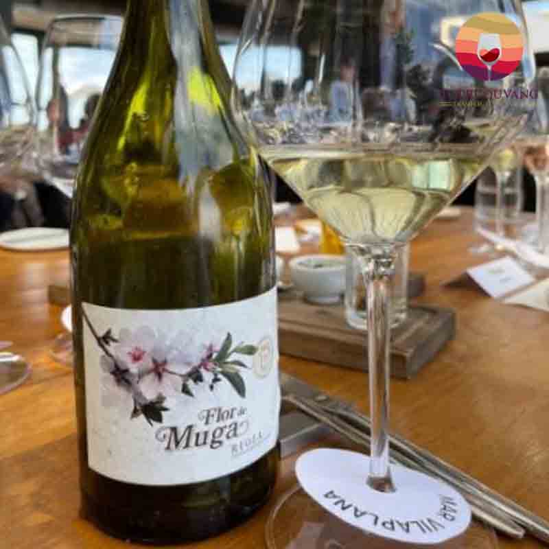 Rượu vang Pháp Flor de Muga White