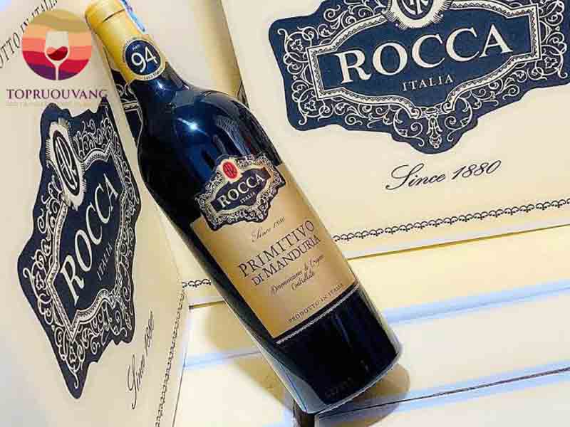 rượu vang Rocca Primitivo di Manduria nhập khẩu chính hãng