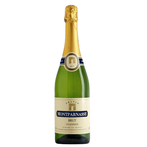 Rượu vang Montparnasse Vin Mousseux Brut Sparkling Vin De France