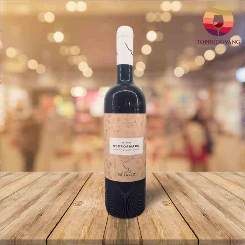 rượu vang Cantine De Falco Negroamaro Salento IGP nhập khẩu chính hãng
