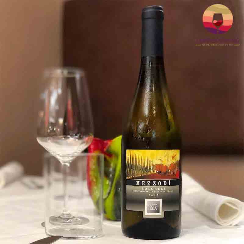 Rượu vang Ý Batzella Mezzodi Bianco Bolgheri DOC