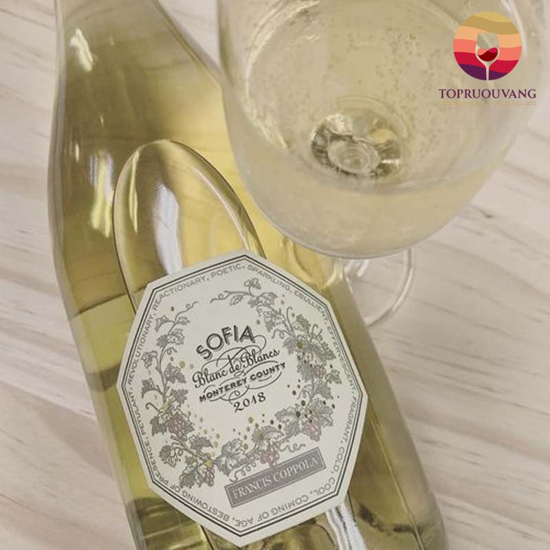 Rượu vang Francis Coppola Sofia Blanc De Blancs Sparkling Monterey County
