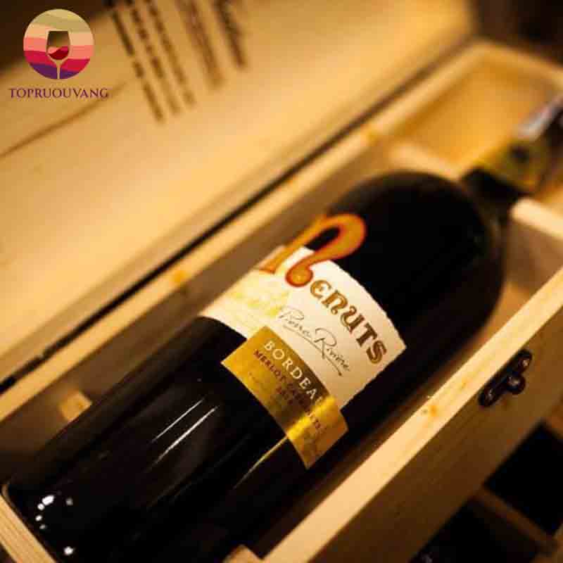 Rượu vang Menuts Bordeaux AOC nhập khẩu chính hãng giá tốt