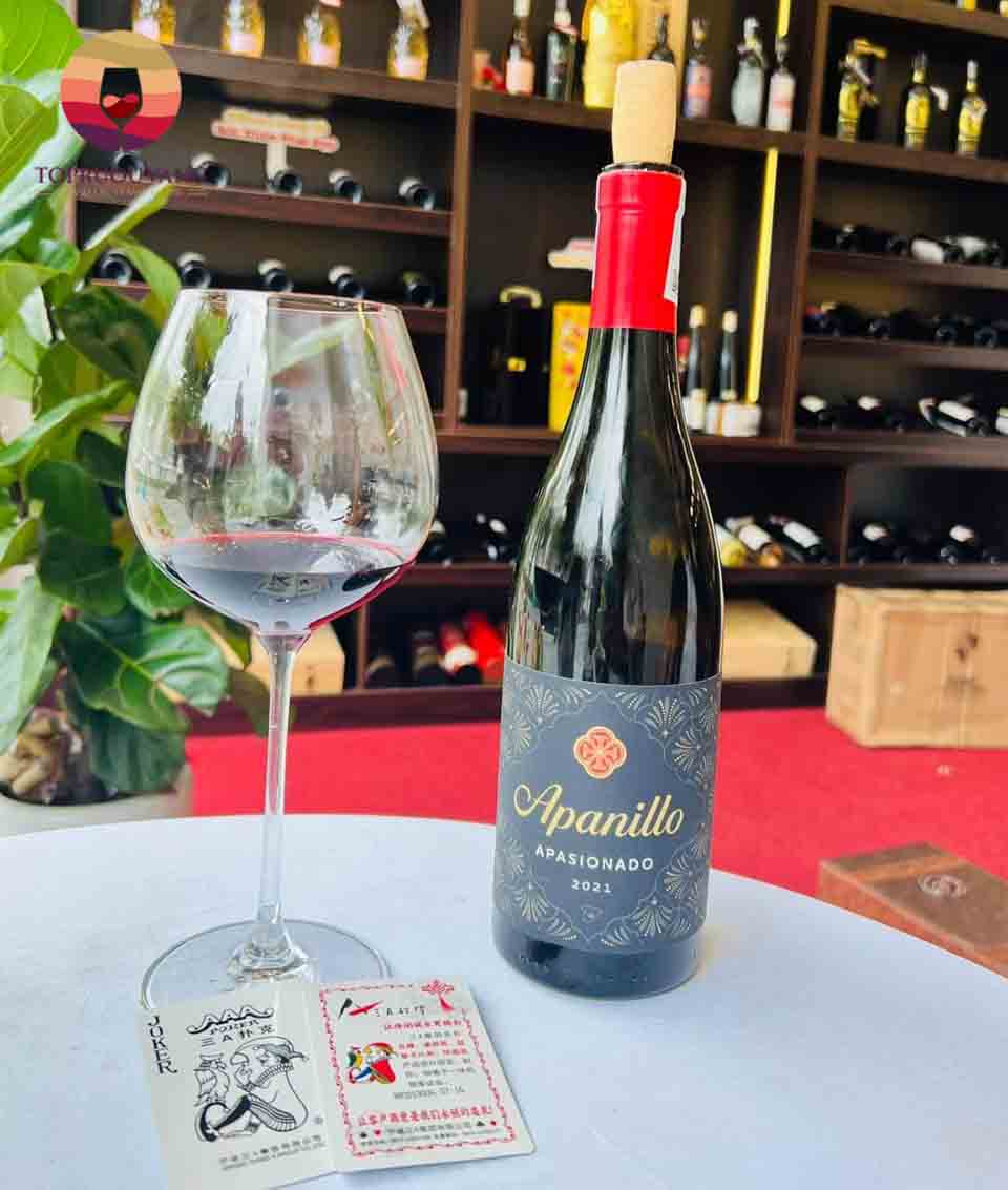 Rượu vang Tây Ban Nha Apanillo Tempranillo chính hãng