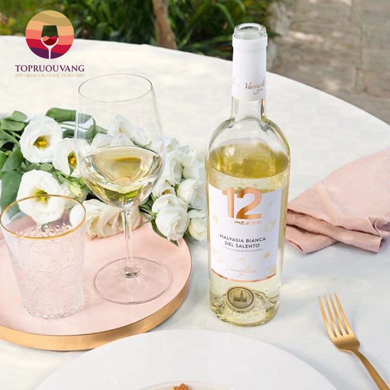 Rượu vang Ý 12 E Mezzo Malvasia