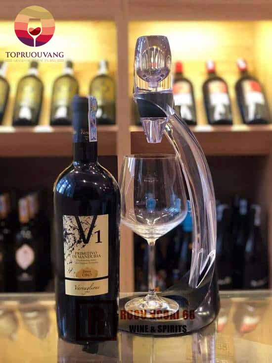 rượu vang Varvaglione V1 Primitivo di Manduria nhập khẩu chính hãng