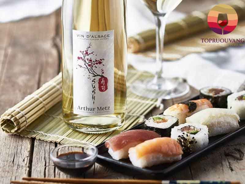 Rượu vang Pháp Arthur Metz Sushi
