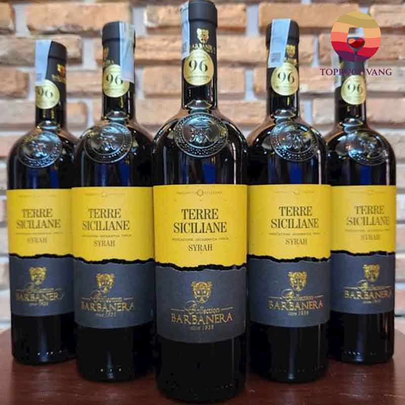 Rượu vang Ý Barbanera Syrah Di Terre Siciliate IGT