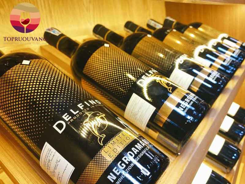 rượu vang Delfino Negroamaro nhập khẩu chính hãng