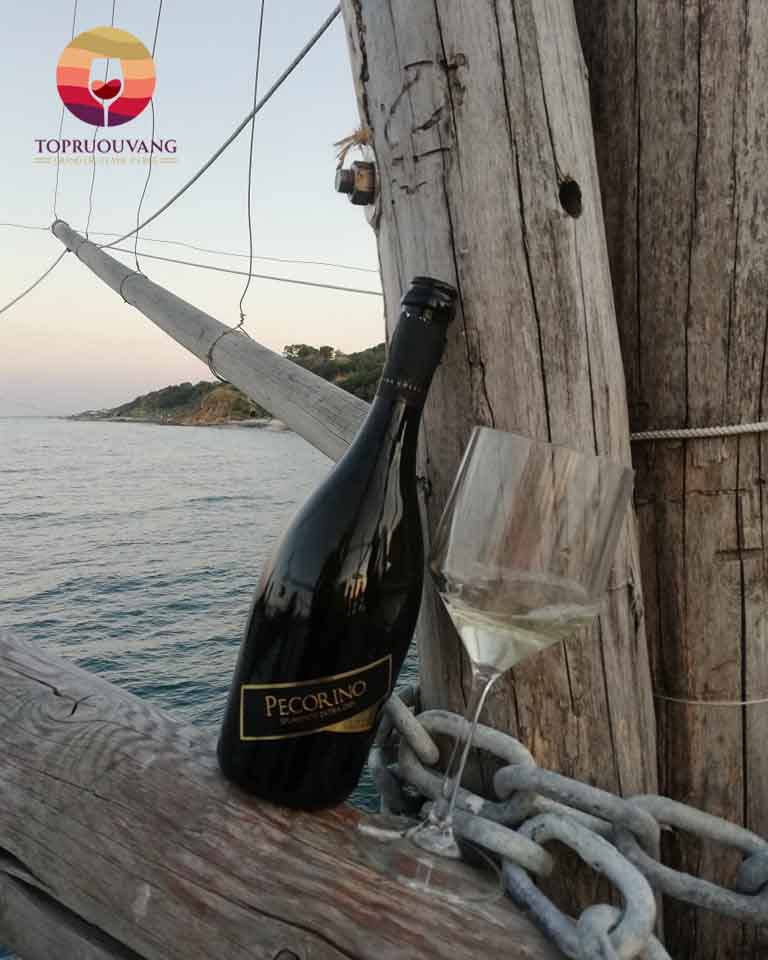 Rượu vang Ý Pecorino Spumante Extra Dry Colle Moro