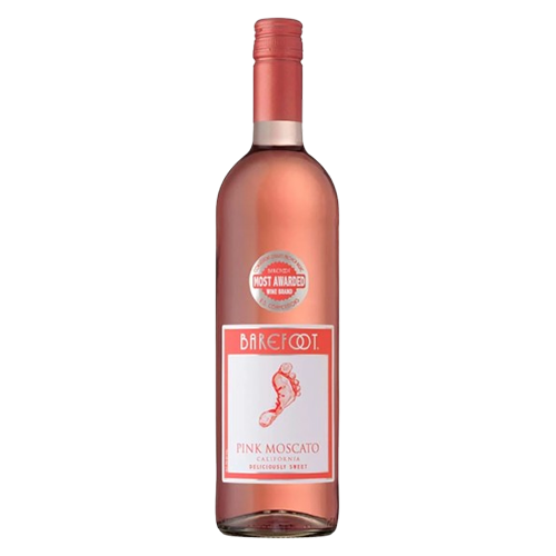 Rượu vang ngọt Mỹ Barefoot Varietal Pink Moscato