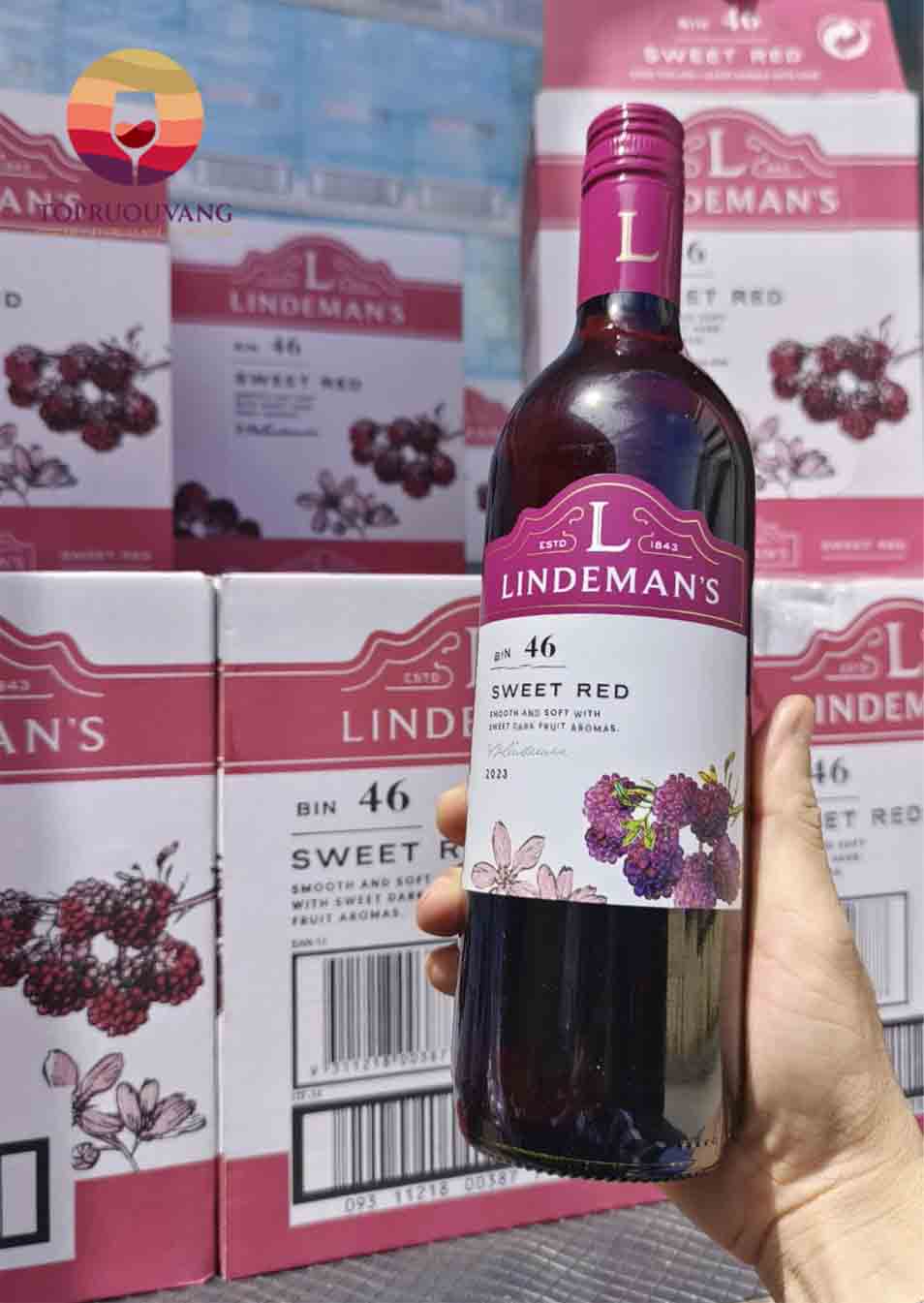 Rượu vang Úc Lindeman’S Bin 46 Sweet Red 2023